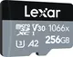 Lexar Professional 1066x Silver Series R160/W70 microSDXC 256GB Kit, UHS-I U3, A2, Class 10