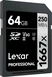 Lexar Professional 1667x Silver Series R250/W120 SDXC 64GB, UHS-II U3, Class 10, 2er-Pack