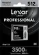 Lexar Professional 3500x R525/W445 CFast 2.0 CompactFlash Card 512GB