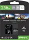 PNY Pro Elite R100/W90 microSDXC 256GB Kit, UHS-I U3, A1, Class 10