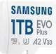 Samsung EVO Plus 2024 R160 microSDXC 1TB Kit, UHS-I U3, A2, Class 10