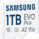 Samsung EVO Plus 2024 R160 microSDXC 1TB Kit, UHS-I U3, A2, Class 10