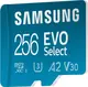 Samsung EVO Select R130 microSDXC 256GB Kit, UHS-I U3, A2, Class 10