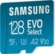 Samsung EVO Select R160 microSDXC 128GB Kit, UHS-I U3, A2, Class 10