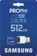 Samsung PRO Plus R180/W130 microSDXC 512GB USB-Kit, UHS-I U3, A2, Class 10