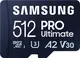 Samsung PRO Ultimate R200/W130 microSDXC 512GB USB-Kit, UHS-I U3, A2, Class 10