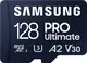Samsung PRO Ultimate R200/W130 microSDXC 128GB USB-Kit, UHS-I U3, A2, Class 10