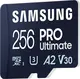 Samsung PRO Ultimate R200/W130 microSDXC 256GB USB-Kit, UHS-I U3, A2, Class 10