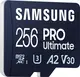 Samsung PRO Ultimate R200/W130 microSDXC 256GB USB-Kit, UHS-I U3, A2, Class 10