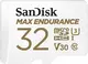 SanDisk Max Endurance R100/W40 microSDHC 32GB Kit, UHS-I U3, Class 10