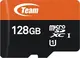 TeamGroup 500x Orange R100/W20 microSDXC 128GB Kit, UHS-I U1, Class 10