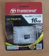 Transcend microSDHC 16GB, Class 10