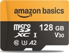 AmazonBasics High Speed R200/W150 microSDXC 128GB Kit,...