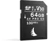 Angelbird AV PRO SD V30 R100/W52 SDXC 64GB, UHS-I U3, Class 10