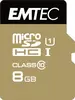 Emtec Gold+ R85/W16 microSDHC 8GB Kit, UHS-I U1, Class 10