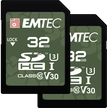Emtec Outdoor R100/W50 SDHC 32GB, UHS-I U3, Class 10,...