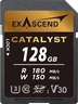 Exascend Catalyst R180/W150 SDXC 128GB, UHS-I U3,...
