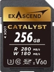 Exascend Catalyst R280/W180 SDXC 256GB, UHS-II U3,...