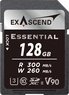 Exascend Essential R300/W280 SDXC 128GB, UHS-II U3,...