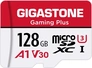 Gigastone Gaming Plus R100/W50 microSDXC 128GB Kit,...
