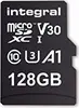Integral High Speed R100/W45 microSDXC 128GB Kit, UHS-I U3, A1, Class 10