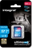 Integral UltimaPro X3 R280/W100 SDXC 64GB, UHS-II U3,...