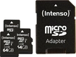 Intenso Premium R90 microSDXC 64GB Kit, UHS-I U1, Class 10, 5er-Pack