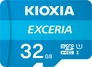 KIOXIA EXCERIA R100 microSDHC 32GB Kit, UHS-I U1,...