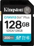 Kingston Canvas Go! Plus Gen4 R200 SDXC 128GB, UHS-I...