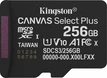 Kingston Canvas Select Plus Gen3 R150 microSDXC 256GB,...