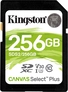 Kingston Canvas Select Plus Gen3 R100/W85 SDXC 256GB,...