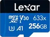 Lexar High-Performance 633x R100/W45 microSDXC 256GB...