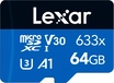 Lexar High-Performance 633x R100/W45 microSDXC 64GB...