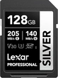 Lexar Professional SILVER R205/W140 SDXC 128GB, UHS-I...