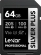 Lexar Professional SILVER PLUS R205/W100 SDXC 64GB,...