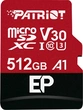 Patriot EP R90 microSDXC 512GB Kit, UHS-I U3, A1,...