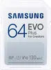 Samsung EVO Plus for Creators R130 SDXC 64GB, UHS-I U1, Class 10