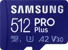 Samsung PRO Plus R160/W120 microSDXC 512GB Kit, UHS-I U3, A2, Class 10