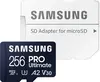 Samsung PRO Ultimate R200/W130 microSDXC 256GB Kit, UHS-I U3, A2, Class 10