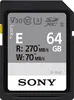 Sony SF-E Series R270/W70 SDXC 64GB, UHS-II U3, Class 10