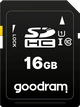 goodram S1A0 R100 SDHC 16GB, UHS-I, Class 10