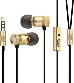 GGMM Earbuds with Microphone złoty