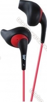 JVC Gumy Sport HA-EN10 czarny/czerwony