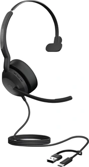 Jabra Evolve2 50 Mono USB-C/A MS bez Bluetooth