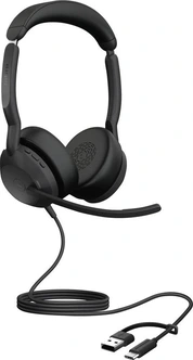 Jabra Evolve2 50 stereo USB-C/A MS bez Bluetooth