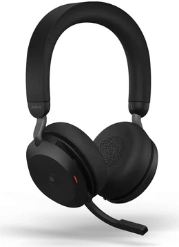 Jabra Evolve2 75 USB-A MS Teams w tym stacja ładująca czarny