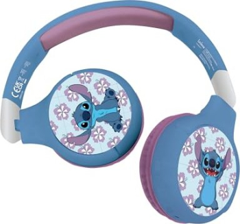 Lexibook Faltbare bezprzewodowa słuchawki Disney Stitch