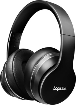 LogiLink Bluetooth Active-Noise-Cancelling-headset czarny