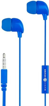MusicSound Color douszne Jack 3.5mm niebieski