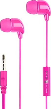 MusicSound Color douszne Jack 3.5mm różowy